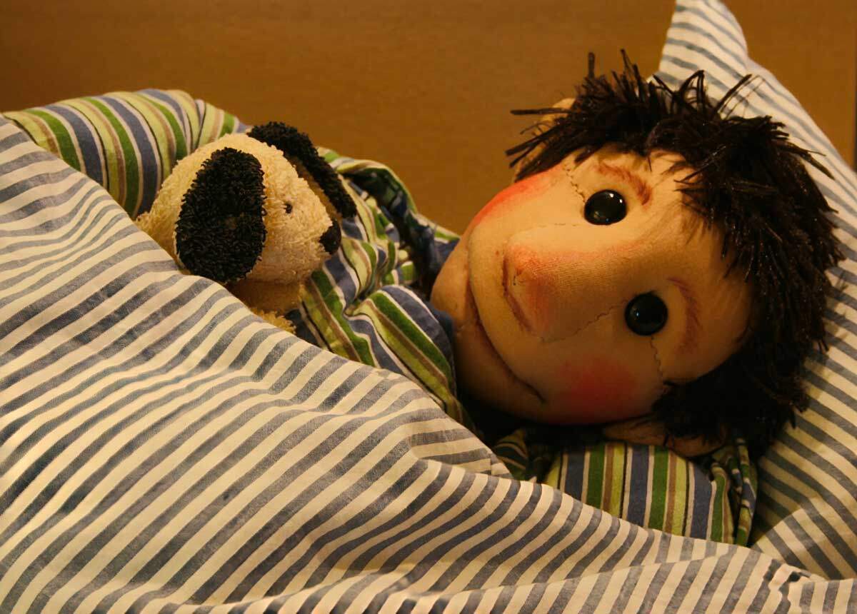 Foto: Puppenspiel „Bettmän kann nicht schlafen“. Fotoautorin: Cornelia Unrauh Foto: Puppenspiel „Bettmän kann nicht schlafen“. Fotoautorin: Cornelia Unrauh