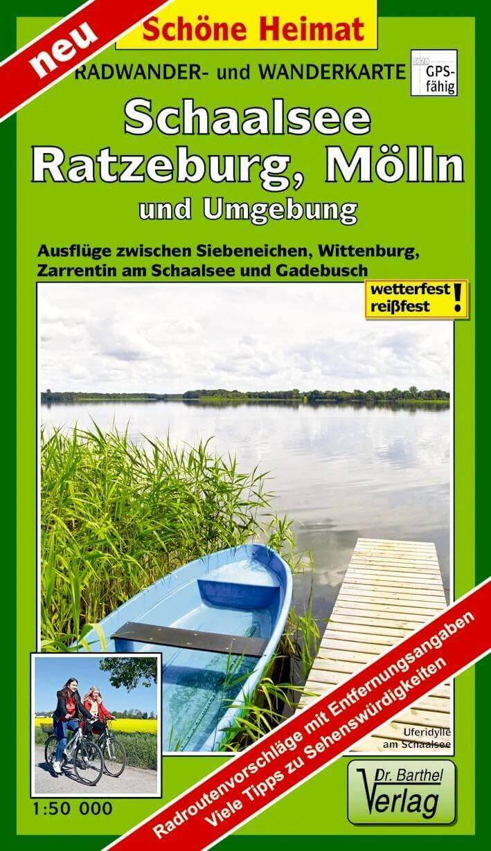 Rad- und Wanderkarte Schaalsee, Ratzeburg, Mölln und Umgebung