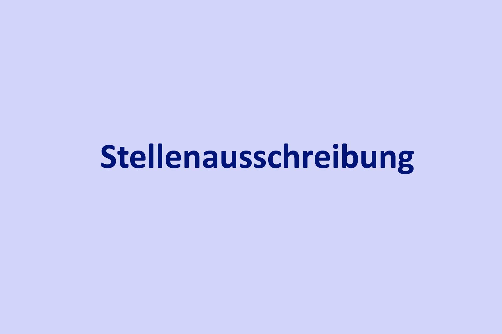 Stellenausschreibung Förderverein