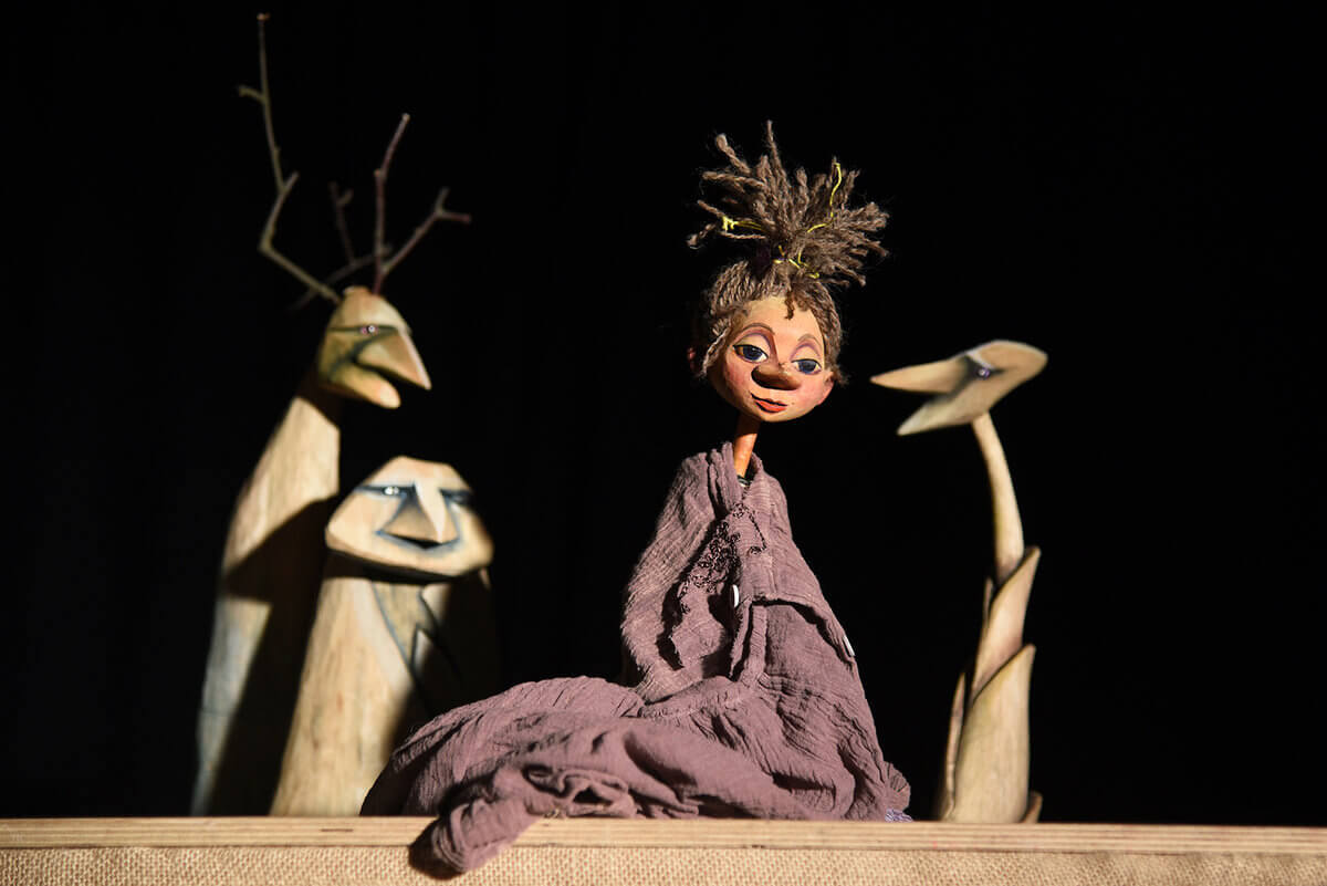 Foto: Puppenspiel "Kleine Hexe Siebenreich". Fotoautor: Ambrella Figurentheater, Hamburg