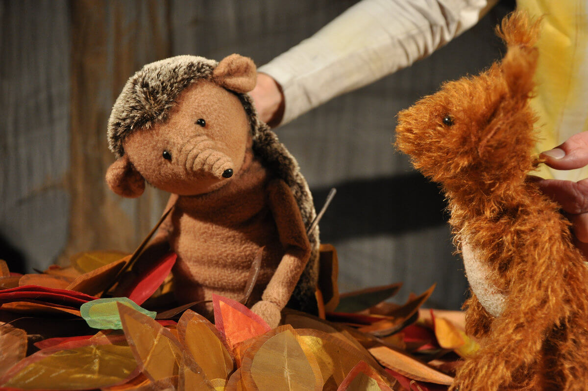 Foto: Puppenspiel "Herr Eichhorn und der Schnee". Fotoautor: Puppen etc., Berlin