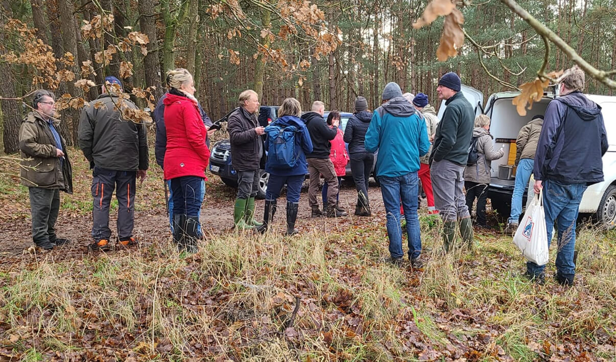Mitglieder Pause Pflanzung