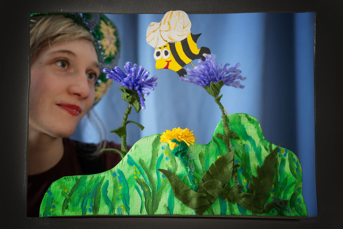 Foto: Puppenspiel "Versammlung der Tiere". Fotoautor: Maren Winter